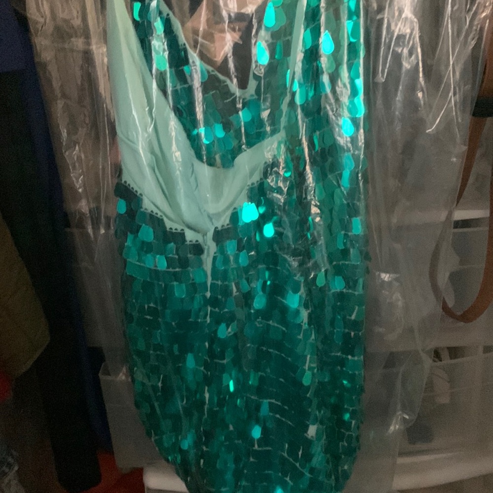 ASOS Turquoise Sequin Dress